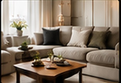 Salon contemporain impeccable